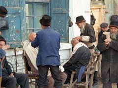 13 Kashgar Old City Street Scene 1993 Getting A Shave And A Haircut